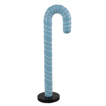 Large Blue Candy Cane Over Sized Statue - £877.33 GBP