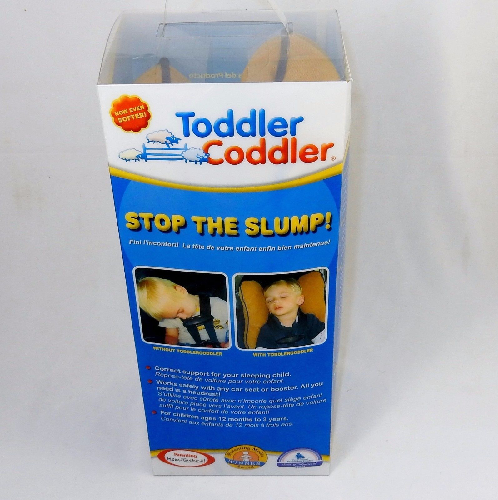 Toddler Coddler Kids Headrest Pillow, Neck Support While Traveling, Camel (Tan) - $9.75