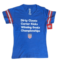 USA Soccer Girls World Cup Dirty Cleats Championships T-Shirt Youth M (10-12) - £15.56 GBP