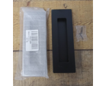 2 PACK - Black Sliding Door Pulls Rectangular Flush Stainless Steel 6&#39;&#39; ... - $9.99