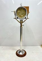 RAYEN Old Vintage Aluminum &amp; Brass Long Nautical Shutter Search Spot Light - $2,146.60