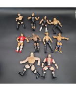 Vintage Lot Of Ten (10) 6+&quot; WWE WWF Wresting Action Figures Jakks Pacific - $282.54 MXN