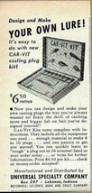 1948 Print Ad Car-Vit Kit Make Your Own Fishing Lures Universal Lebanon,IN - £6.47 GBP