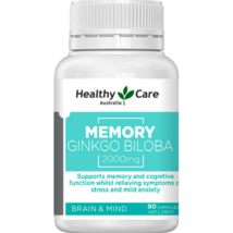 Healthy Care Memory Ginkgo Biloba 2000mg 90 Capsules - £57.00 GBP