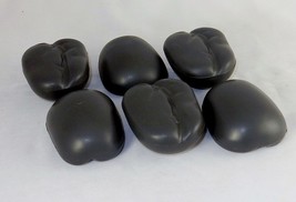 Coffee Bean Shaped Stress Relief Toys, Lot of 6, Squeezable Foam ~ #SB-725 - $9.75