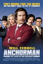 2004 Anchorman The Legend Of Ron Burgundy Movie Poster Print Will Ferrell  - £5.53 GBP