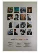 Jon Bon Jovi Tour Poster Crush 2000 Commercial - $13.44
