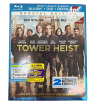 Tower Heist Eddie Murphy Ben Stiller Special Edition Blu ray and Dvd 2 Endings - £10.16 GBP