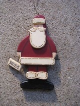 Wood Christmas Ornament SANTACP- Believe Santa  - £2.33 GBP