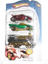 2007 Target Exclusive Holiday Hot Rods 3-Pack Rail Rodder / Power Pipes / Jester - £31.31 GBP