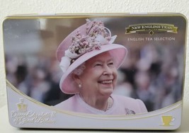 English Teas Queen Elizabeth II Tea Tin With 72 Teabag Selection - £27.09 GBP