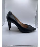 Coach Womens Black Stiletto Leather Pump Heels Size 8 B Shoes - £37.43 GBP