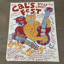 VTG 2005 Chicago Gig Poster Cal&#39;s Fest Small Bathroom Fire, Mudtoys, Dor... - $34.21 CAD