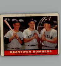 1961 Topps - #173: Beantown Bombers (Vic Wertz, Frank Malzone, Jackie Je... - $3.05