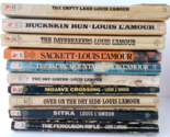 10X Vintage Western Cowboy LOUIS L&#39;AMOUR Paperback Books - £15.07 GBP