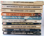 10X Vintage Western Cowboy LOUIS L&#39;AMOUR Paperback Books - $18.80