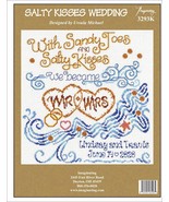 Imaginating Counted Cross Stitch Kit 9.6&quot;X10&quot;-Salty Kisses Wedding (14 C... - €19,70 EUR