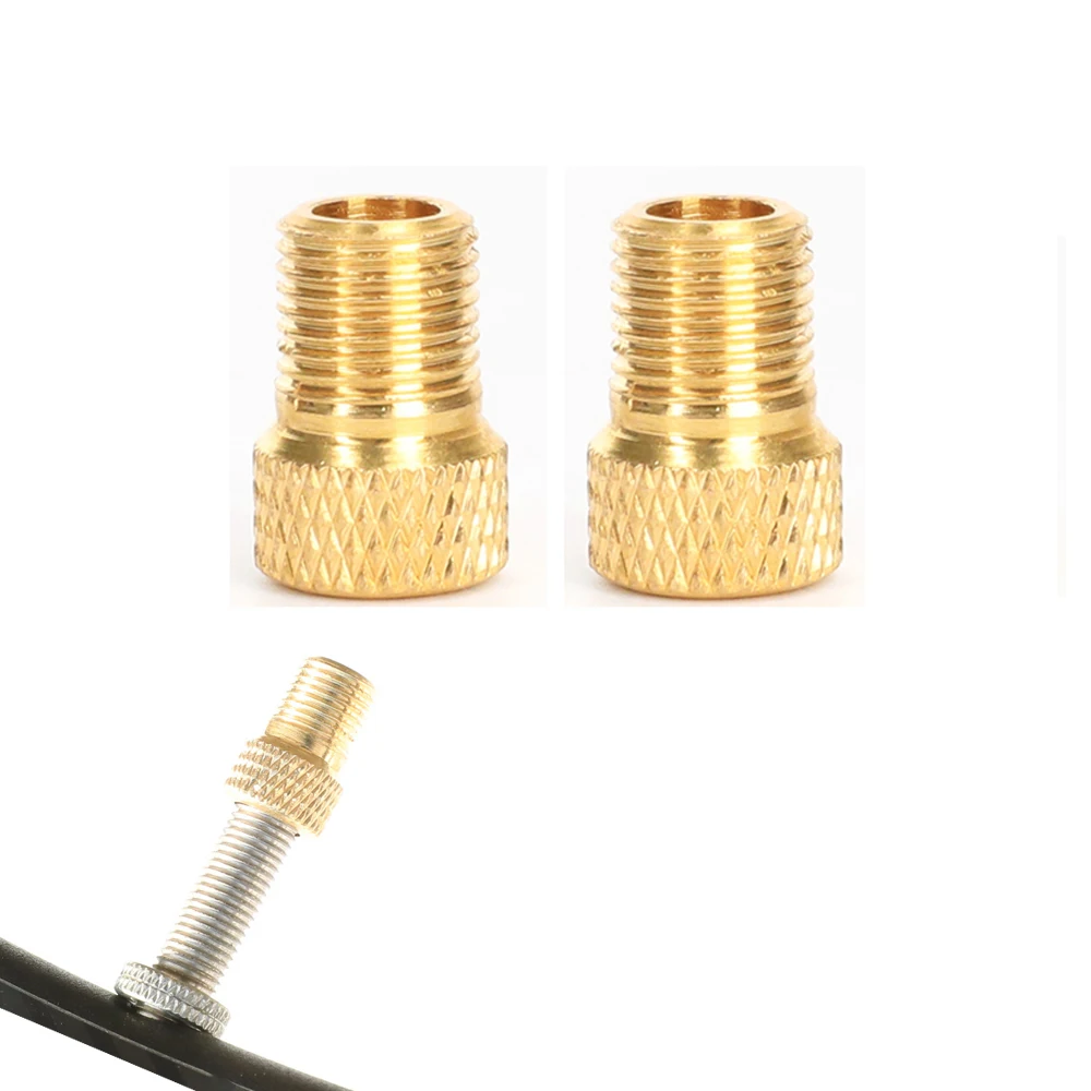 2Pcs/Set Converter Bicycle Bike Tire Valve Adapter Presta To Schrader  Pump Tool - £22.50 GBP