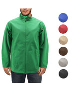 Men&#39;s Classic Soft Shell Water Resistant Fleece Lined Zipper Track Jacket - €31,20 EUR