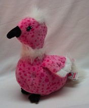 Ganz PINK AND WHITE CHERRY BLOSSOM BIRD 8&quot; Plush Stuffed Animal Webkinz TOY - $14.85