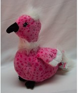 Ganz PINK AND WHITE CHERRY BLOSSOM BIRD 8&quot; Plush Stuffed Animal Webkinz TOY - $14.85