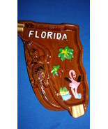 Ashtray Florida State Shaped Retro Ceramic Vintage Japan Excellent Condi... - $59.35