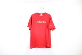 Vintage Hurley Surfing Mens Size Large Spell Out Short Sleeve T-Shirt Red Cotton - £47.33 GBP
