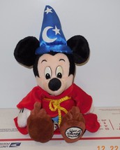 Walt Disney World Exclusive Sorcerer Mickey Mouse 10&quot; plush toy RARE HTF - £18.81 GBP