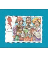 Great Britain (used stamp) Diversity of Empire Children Christmas (3 Wis... - £1.55 GBP