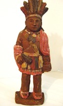 Ephraim  Carved Native American / Central American Figurine 1985 - £23.97 GBP