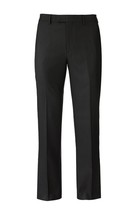 New Apt. 9 Men&#39;s Slim Fit Flat Front Dress Pants Black 38x32 - £26.83 GBP
