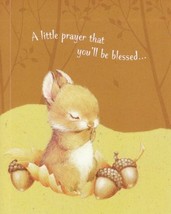 Greeting Card Thanksgiving &quot;A Little Prayer That You&#39;ll Be Blessed...&quot; - £1.17 GBP