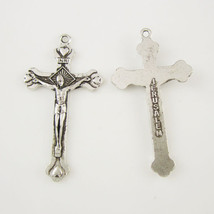 100 pcs of Jerusalem Crucifix Cross in zinc alloy for olive wood rosary - £20.16 GBP