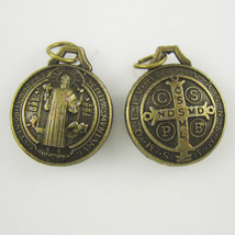 50pcs of Antique Bronze Saint Benedict Jubilee Medal Pendant - £21.38 GBP