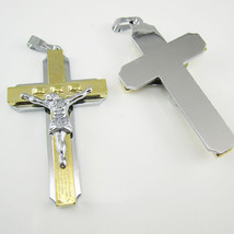 10pcs of Assorted Metal Catholic Crucifix Cross Pendant - $24.01