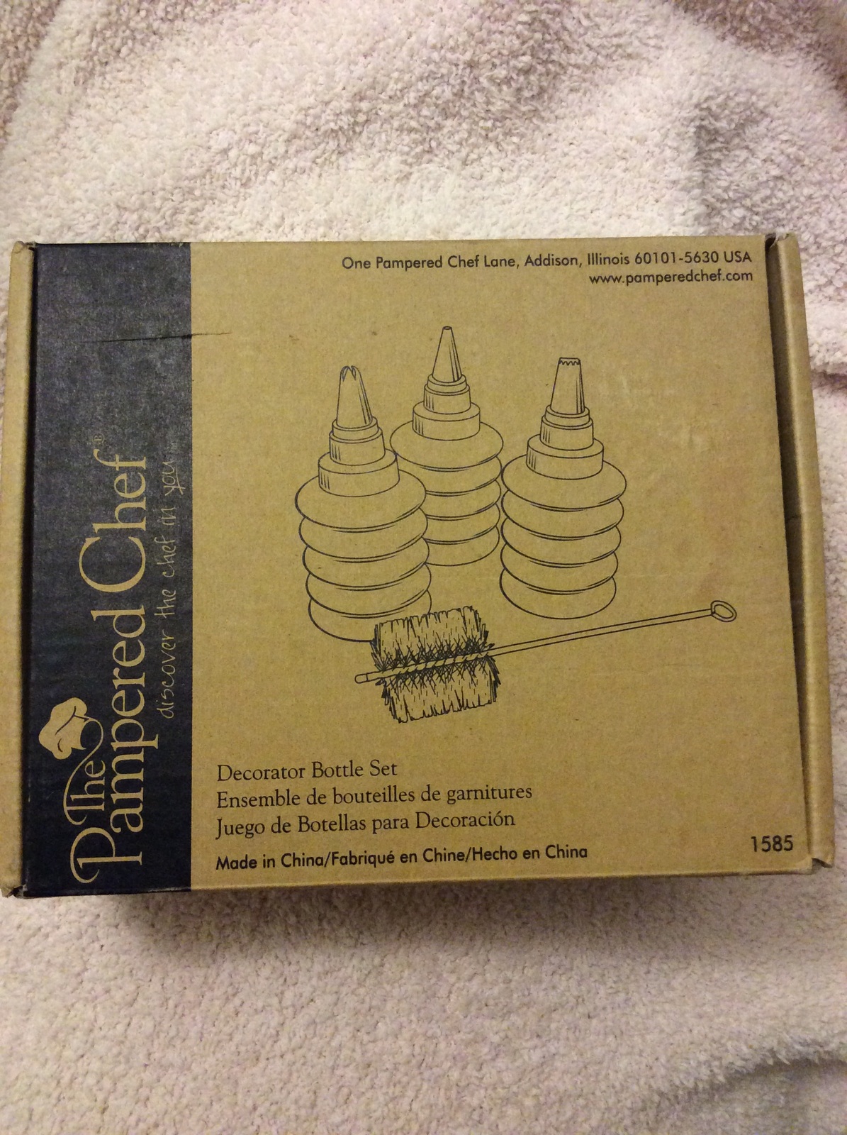 The Pampered Chef Decorator Bottle Set Other Baking Accessories