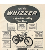1949 Whizzer Motorcycle Advertisement Vintage Motor Bikes Transportation... - $366.58 MXN