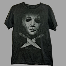 Halloween Resurrection Michael Myers Horror Movie Graphic T-Shirt Size Medium FS - £11.01 GBP