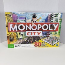 Monopoly CITY Edition Hasbro Board Game with 80 3-D Buildings &quot;Complete&quot; - £26.14 GBP