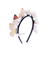 White Mini Butterfly Crown Headband Accessories Party Goddess Headpiece ... - £14.14 GBP