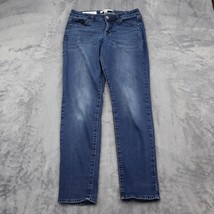 Vintage America Pants Womens 6 Blue Mid Rise Boho Skinny Jeans Bottoms - £23.83 GBP