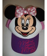 Minnie Mouse Disney Parks Infants Hat with Polko Dot Bow and Black Ears-... - £8.76 GBP