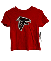 Outerstuff Bambini Manica Corta Atlanta Falcons Girocollo T-Shirt, Rosso, M 5/6 - £10.06 GBP