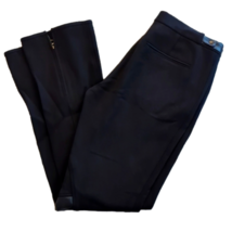 Ralph Lauren Blue Label Wool Blend Black Riding Equestrian Pants Boot Zippers 8 - £187.64 GBP