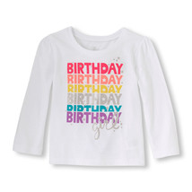 Birthday Girl Long Sleeve Shirt 6-9 or 9-12 Months Small Child Children&#39;s Place - £1.16 GBP