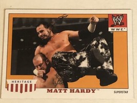 Matt Hardy WWE Heritage Topps Trading Card 2008 #34 - $1.97