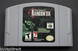 Tom Clancy&#39;s Rainbow Six  Nintendo 64  Video Game Cartridge FPS Tactical Classic - £12.89 GBP