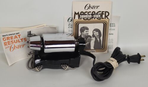 Primary image for Vintage Oster 2 Intensity Swedish Style Vibrating Massager Chrome Model 138-11A