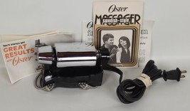 Vintage Oster 2 Intensity Swedish Style Vibrating Massager Chrome Model 138-11A - $39.60