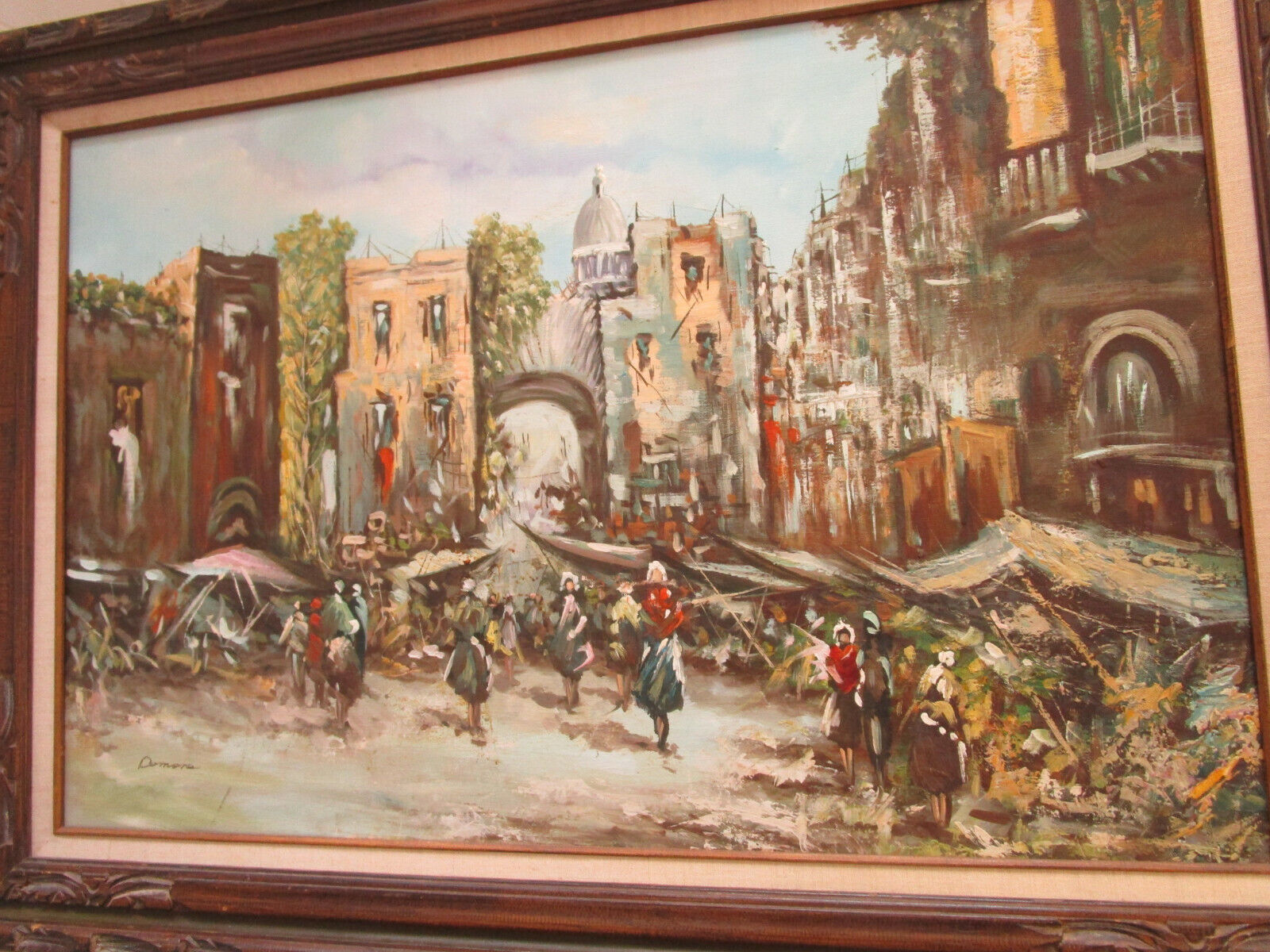 Primary image for ORIGINAL OIL PAINTING ON CANVAS BY DEMORA EUROPEAN MARKET 